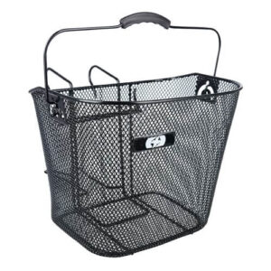 MESH FRONT HOOK ON BASKET & HANGER BLACK