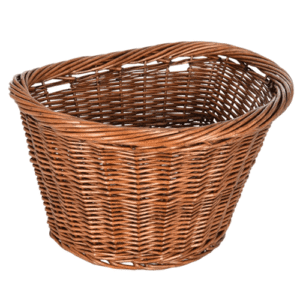 WICKER BASKET 18" D-SHAPE