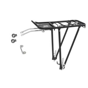 VENTURA REAR ADJUSTABLE PANNIER CARRIER BLACK 24-28"