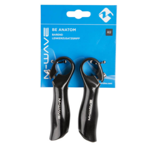 M-WAVE ERGO ALLOY BAR ENDS BLACK