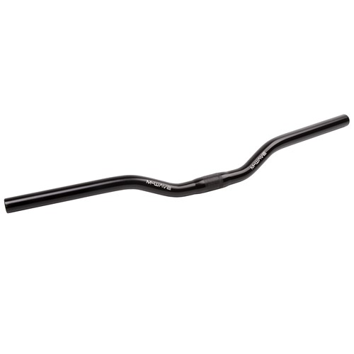M-WAVE MTB ALLOY RISER BARS BLACK 25.4mm