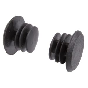 HANDLEBAR END PLUGS BLACK [PAIR]