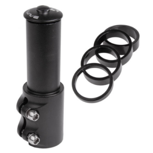M-WAVE 1 1/8" AHEAD STEM RISER BLACK