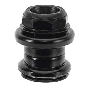 STEEL 1" 1/8 THREADED HEADSET BLACK