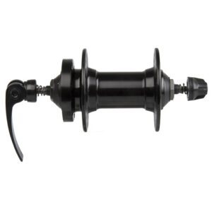 6 BOLT DISC FRONT QR 36H BLACK HUB