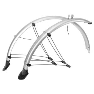 TUFF GUARD 26" MTB SILVER MUDGUARD SET