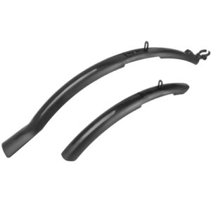M-WAVE HYB/MTB CLIP-ON BLACK MUDGUARD SET