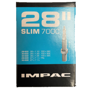 700 X 28-32c/27 X 1 1/4 IMPAC PRESTA TUBE [SV28 SLIM]