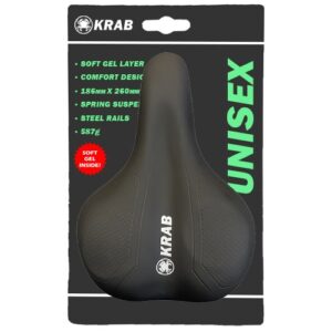 KRAB UNISEX ELASTOMER GEL SADDLE