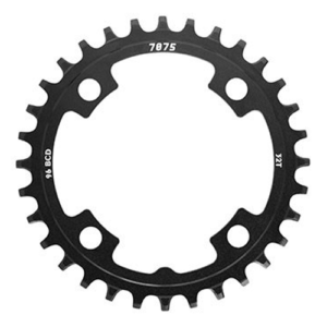 SUNRACE CHAINRING NARROW-WIDE 32T 4 BOLT 96 BCD BLACK