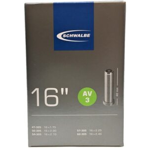 16 X 1.75 SCHWALBE SCHRADER TUBE [AV3]