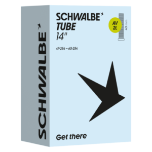 14 x 1.75-2.35 SCHWALBE SCHRADER TUBE 40mm [AV2L]