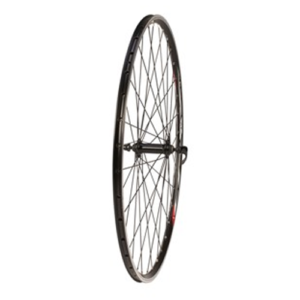 700c NARROW BLACK DOUBLE SKIN QR FRONT WHEEL