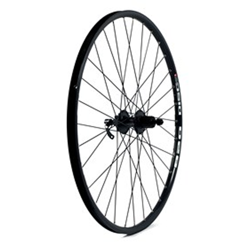 29er BLACK DISC SPECIFIC CASSETTE 8-10 SPEED QR REAR WHEEL