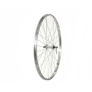 700c HYBRID SILVER QR FRONT WHEEL