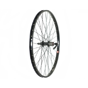 26" ATB BLACK CASSETTE 7 SPEED QR REAR WHEEL